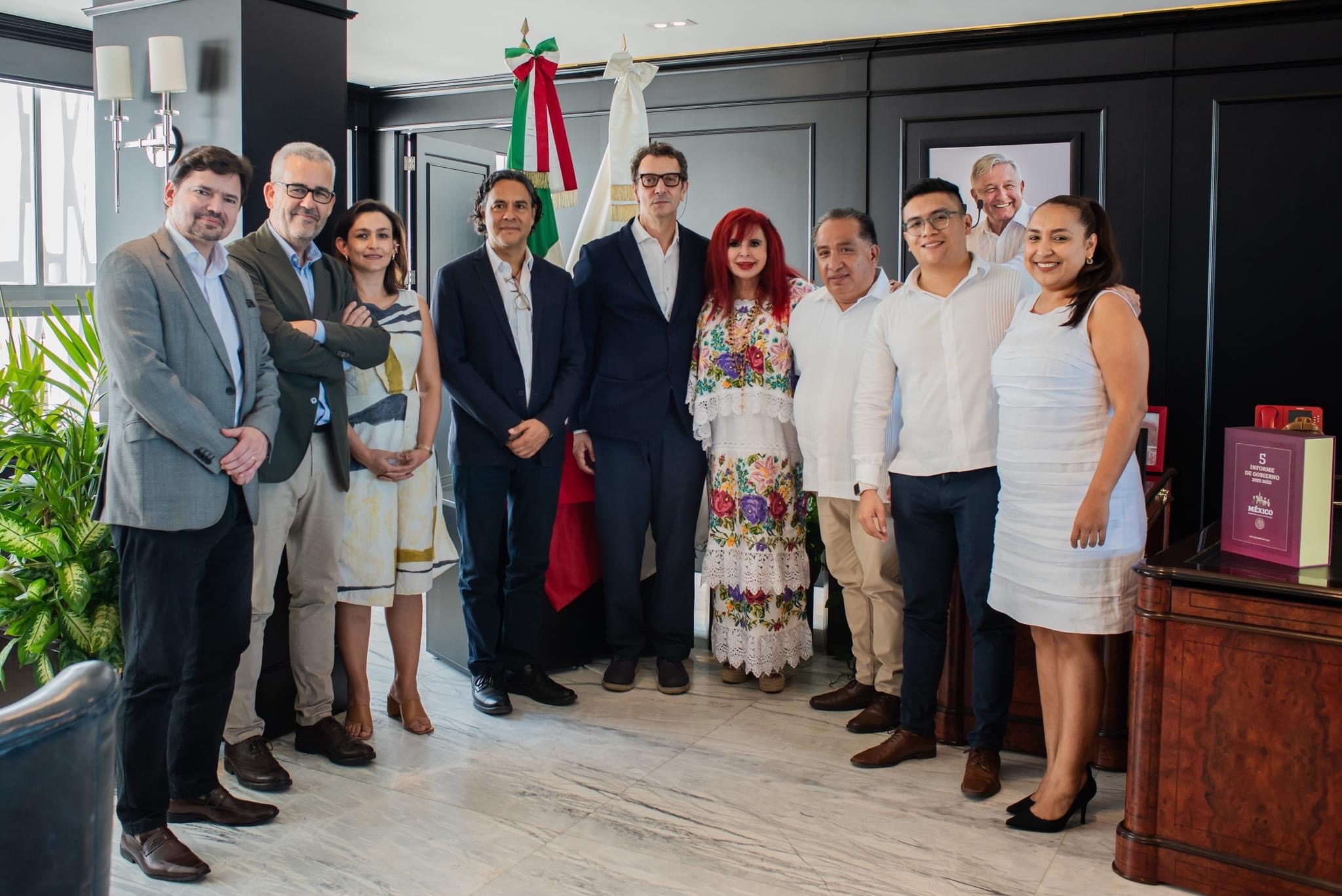 Reunión para hablar sobre el Programa Estratégico Internacional por un Campeche Global.