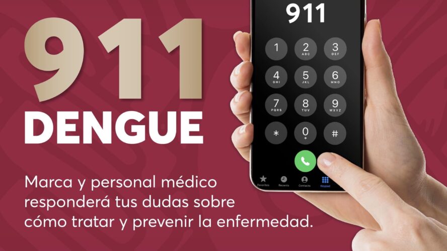 Llama al 911 en caso de dudas sobre el dengue
