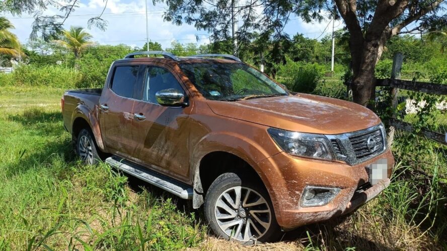 Localizan vehículo de una persona desaparecida en Palizada