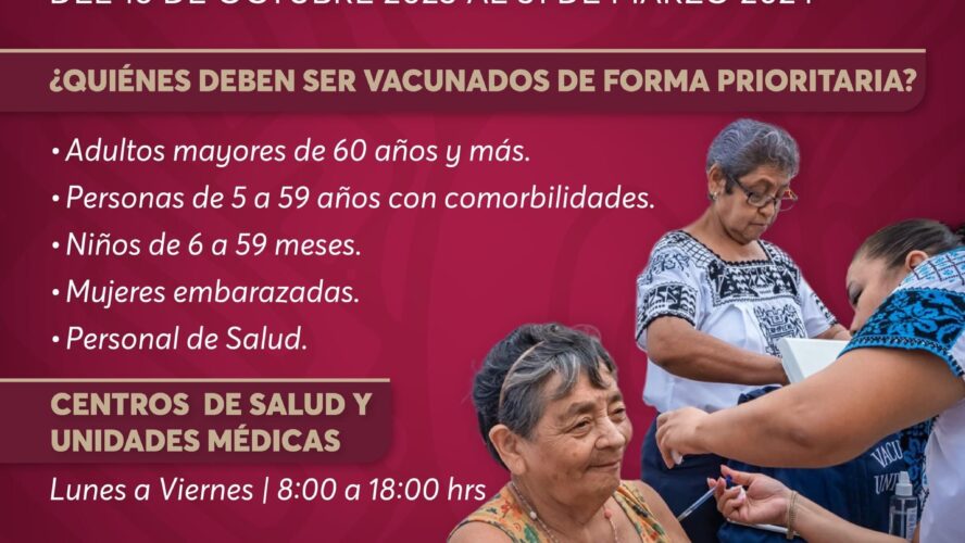 Campaña de vacunación contra la influenza