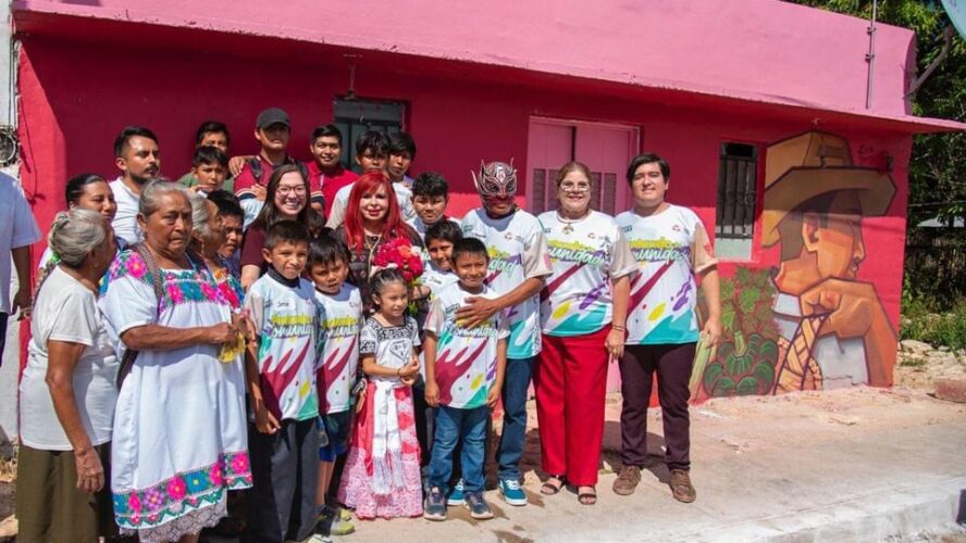 Proyecto Pintando Mi Comunidad, en Bethania.