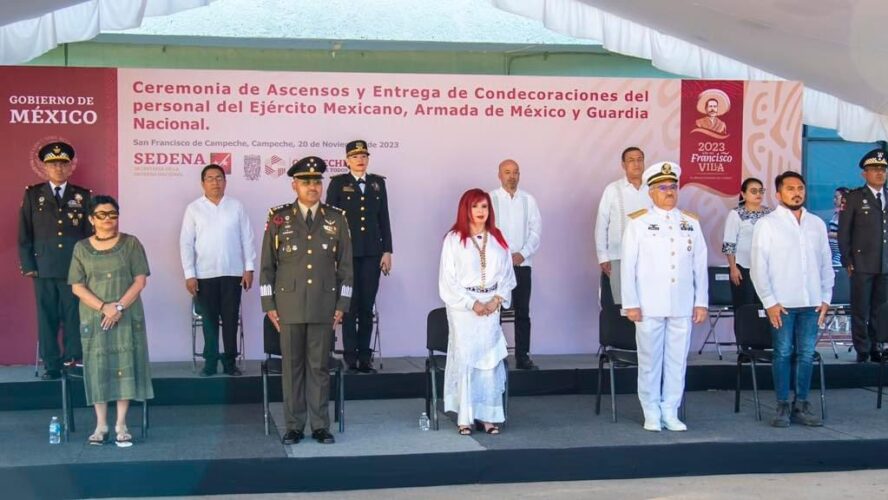 Ceremonia de Ascensos y Entrega de Condecoraciones del Personal del Ejército Mexicano, Armada de México y Guardia Nacional