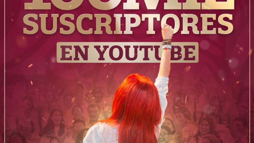 100 mil suscriptores en YouTube