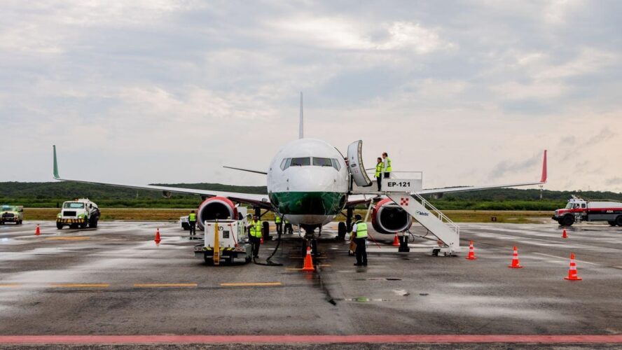 Llegó el 1er vuelo de Mexicana de Aviación a Campeche