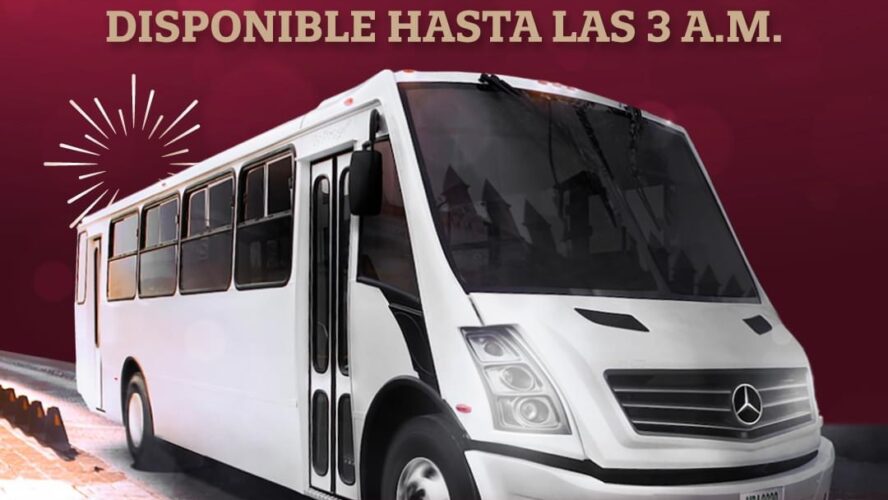 Por concierto de fin de año el transporte público estará disponible hasta las 3 a.m.