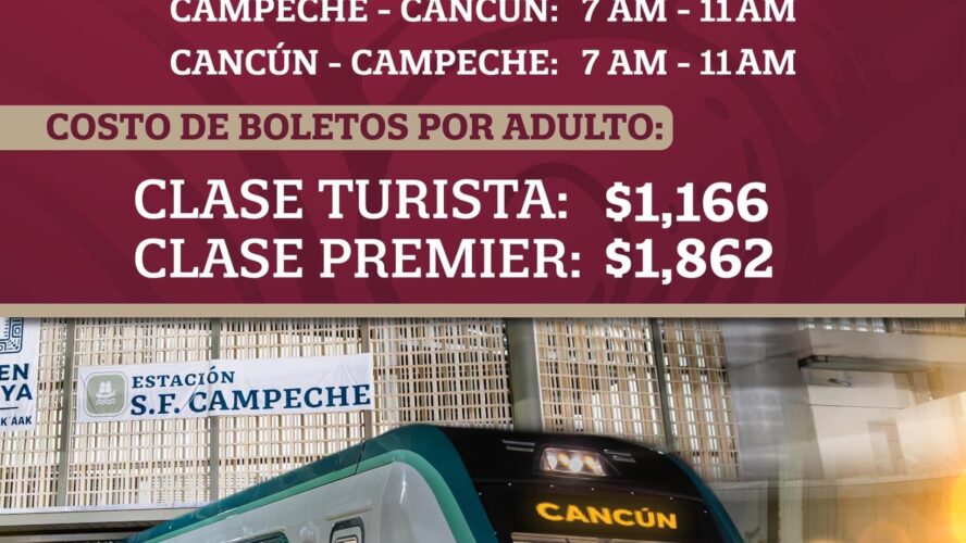 Horarios del Tren Maya