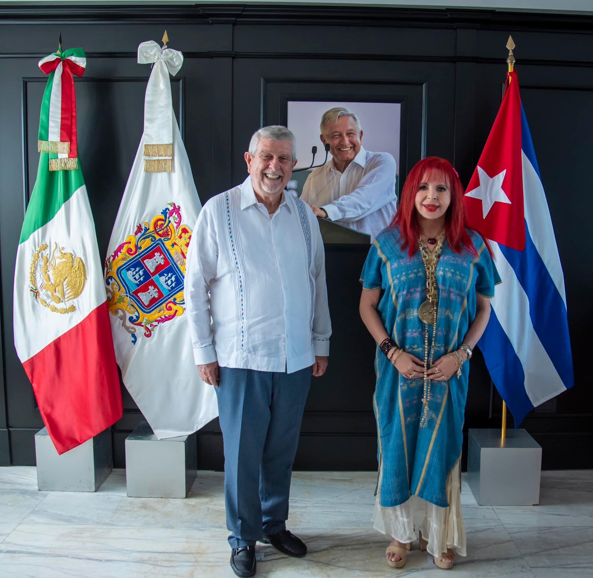 Visita del embajador de Cuba, Marco Rodríguez Costa