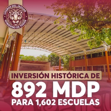 Inversión histórica para escuelas