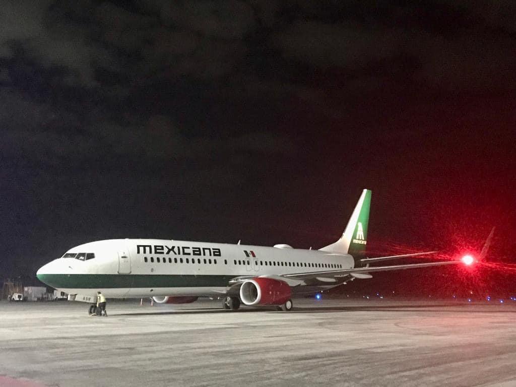 Vuelo de prueba de la empresa Mexicana