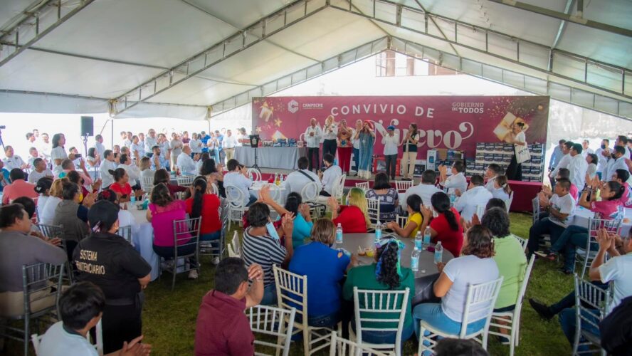 Convivio de Año Nuevo en el CERESO de San Francisco Kobén