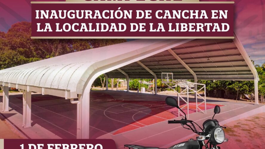 Nos vemos mañana en la Inauguración de cancha en la Localidad de la Libertad