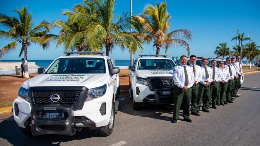 Vehículos nuevos para un eficiente servicio de atención y auxilio que prestan Los Ángeles Verdes.