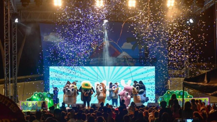 Noche llena de diversión con el show de Bluey