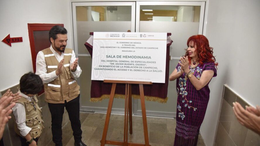 Inauguración de la Sala de Hemodinamia y la de Resonancia Magnética en el Hospital Dr. Javier Buenfil Osorio