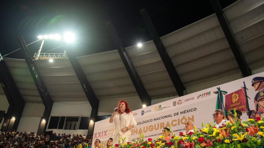 Inauguración del XXIX Encuentro Nacional de Escoltas y Bandas de Guerra del Tecnológico Nacional de México.