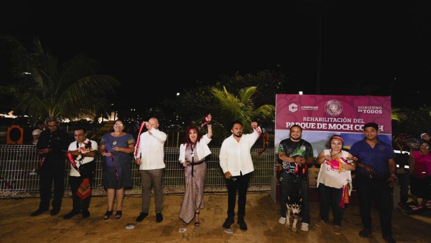 Inauguración de la remodelación del Parque Moch Couoh y el Parque de Mascotas