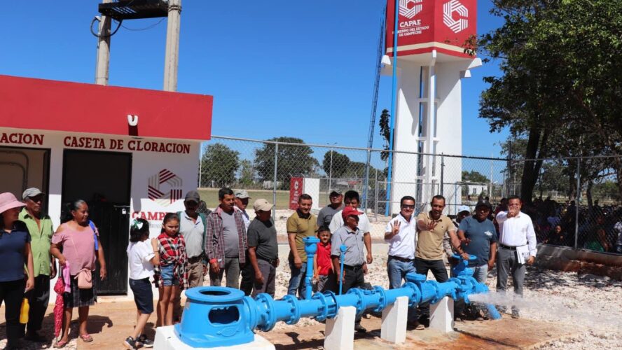 Inauguración del mejoramiento de sus sistemas de agua potable