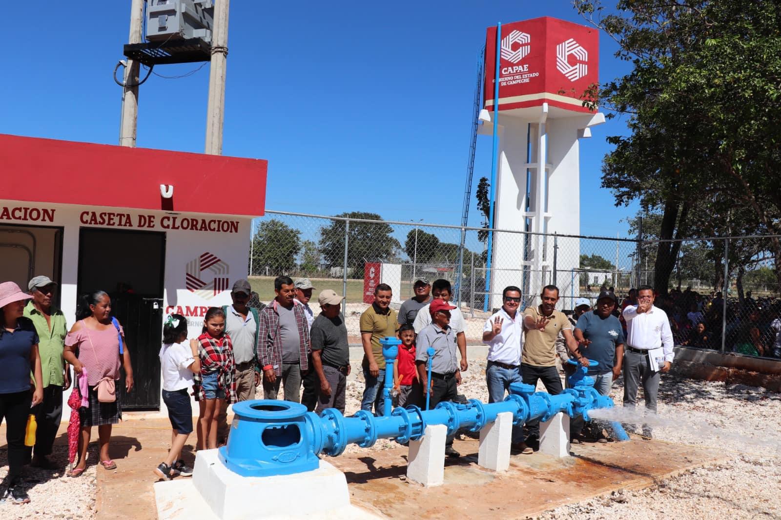 Inauguración del mejoramiento de sus sistemas de agua potable