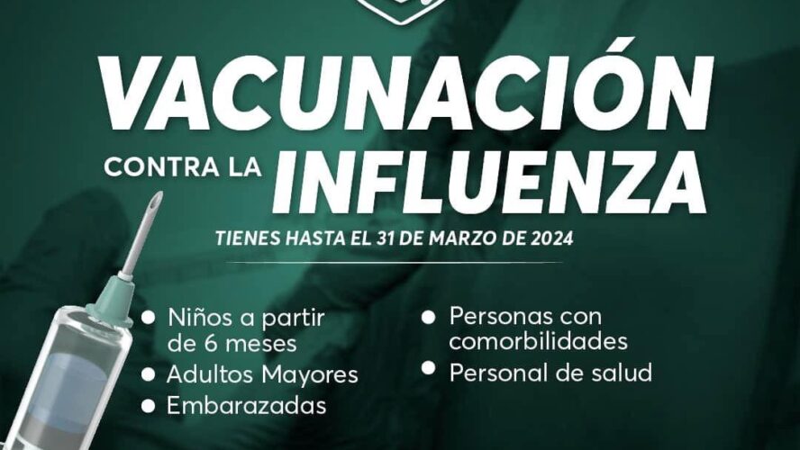 Aplícate la vacuna contra la influenza