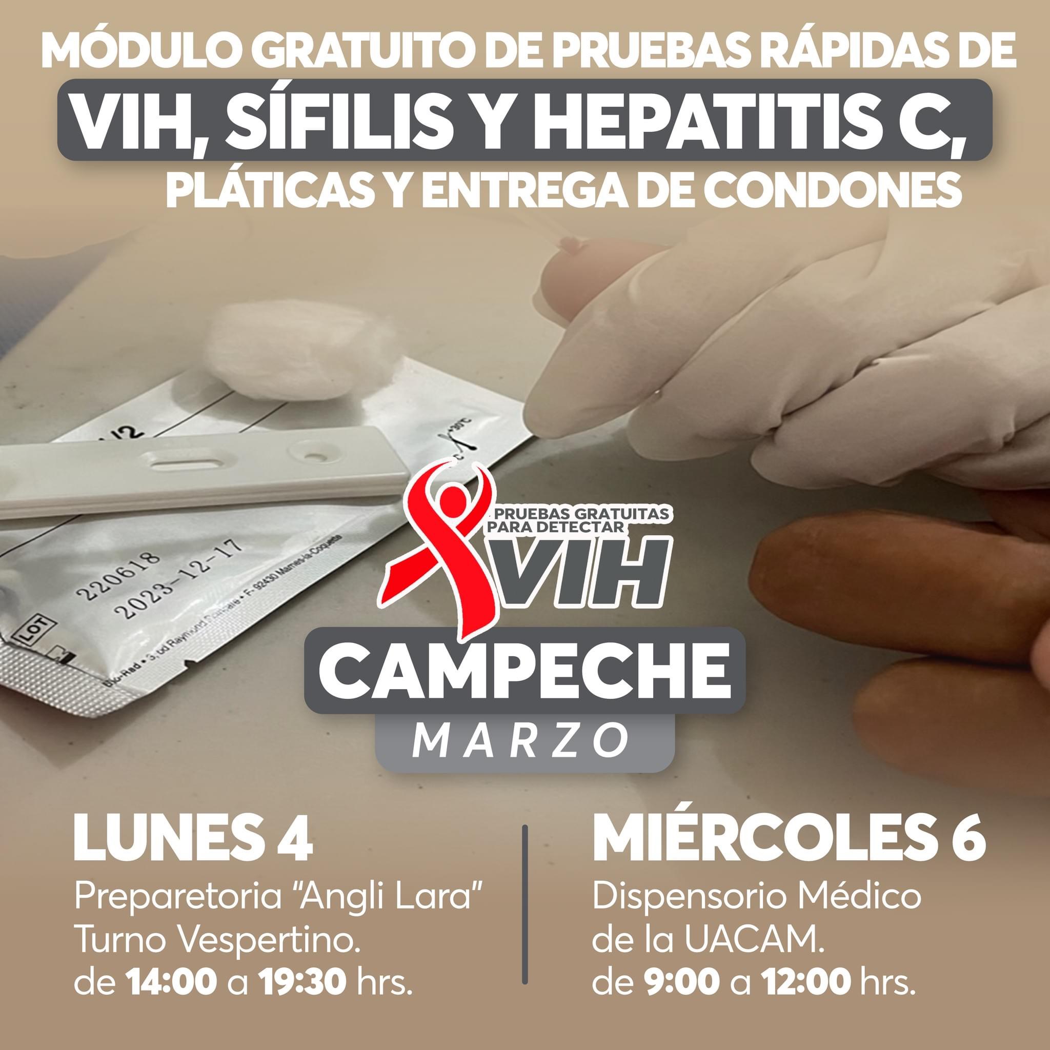 Pruebas gratuitas para detectar VIH