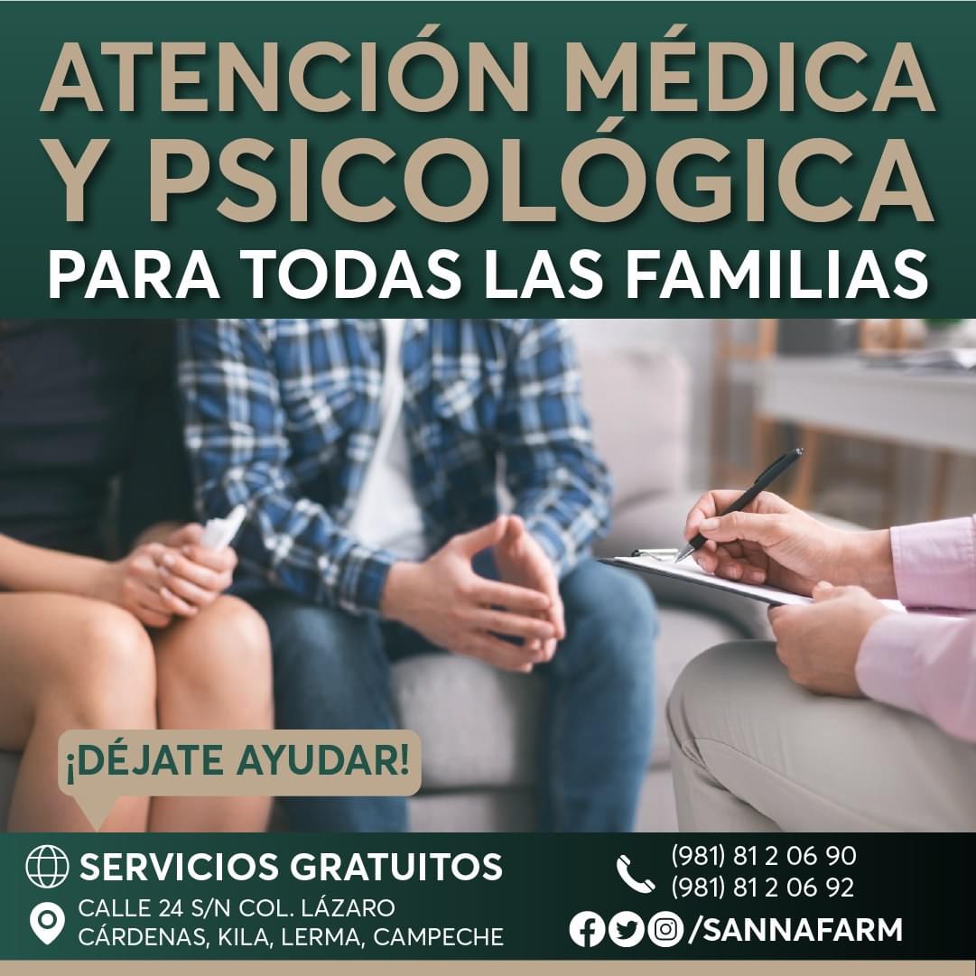 Atención médica y psicológica para todas las familias