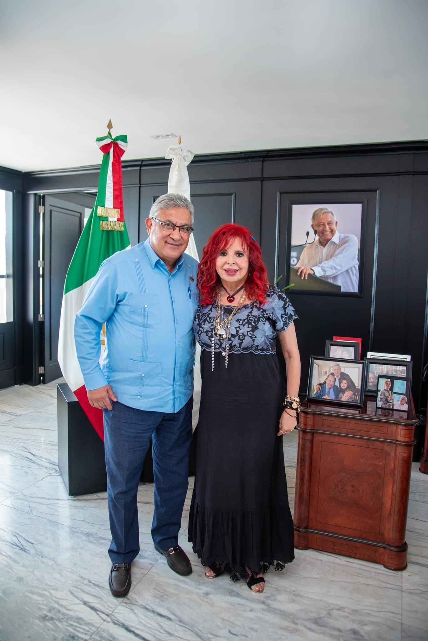 Reunión con el Dirigente del SNTE Nacional.