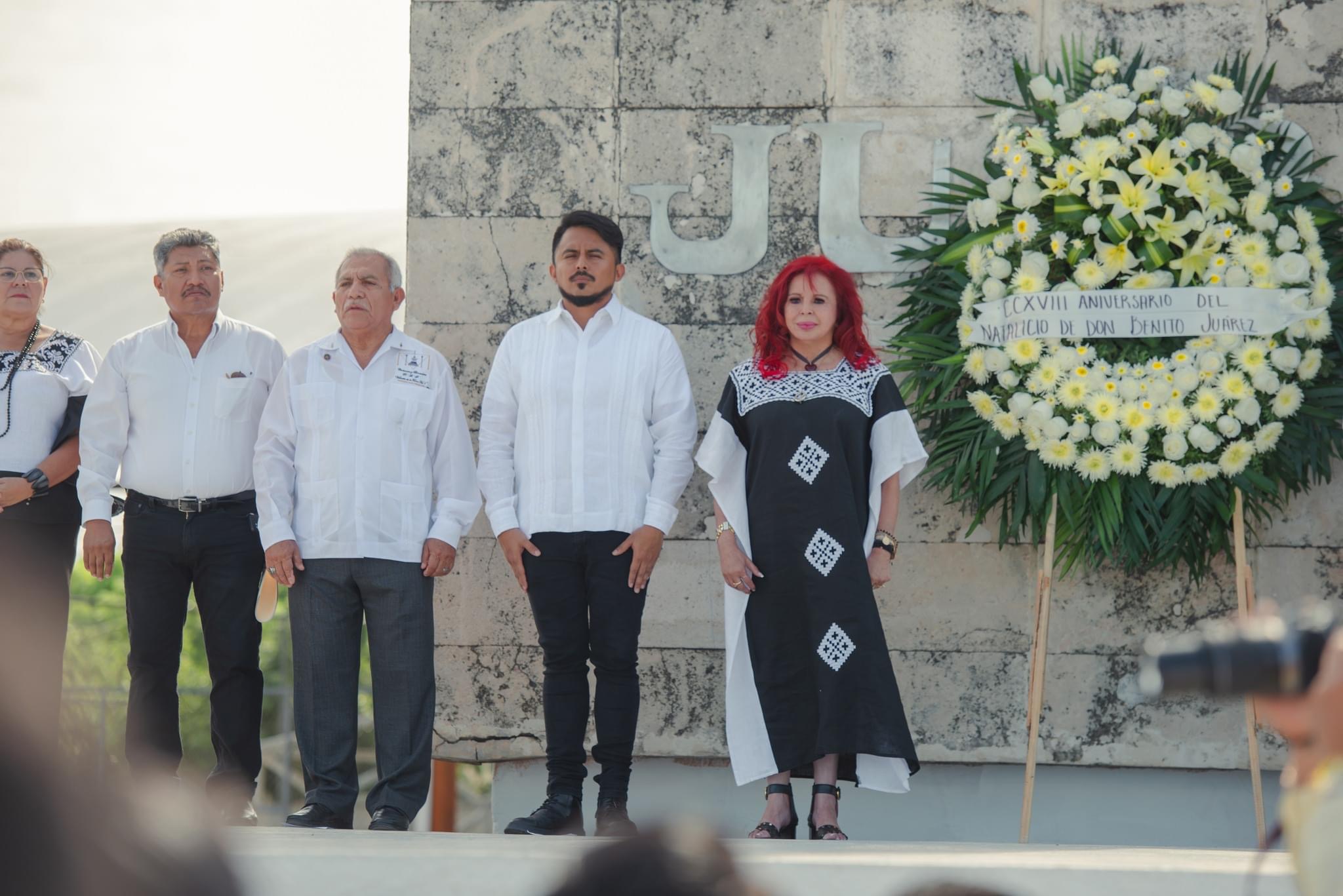 Ceremonia cívica conmemorativa del CCXVIII aniversario del natalicio de Benito Juárez