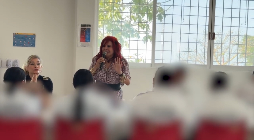 Almuerzo con nuestros hermanos policías