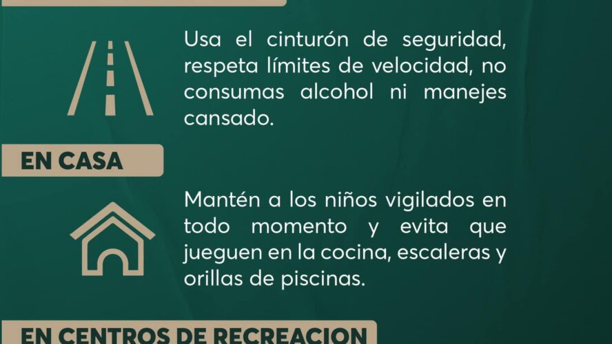 Prevención de accidentes en vacaciones