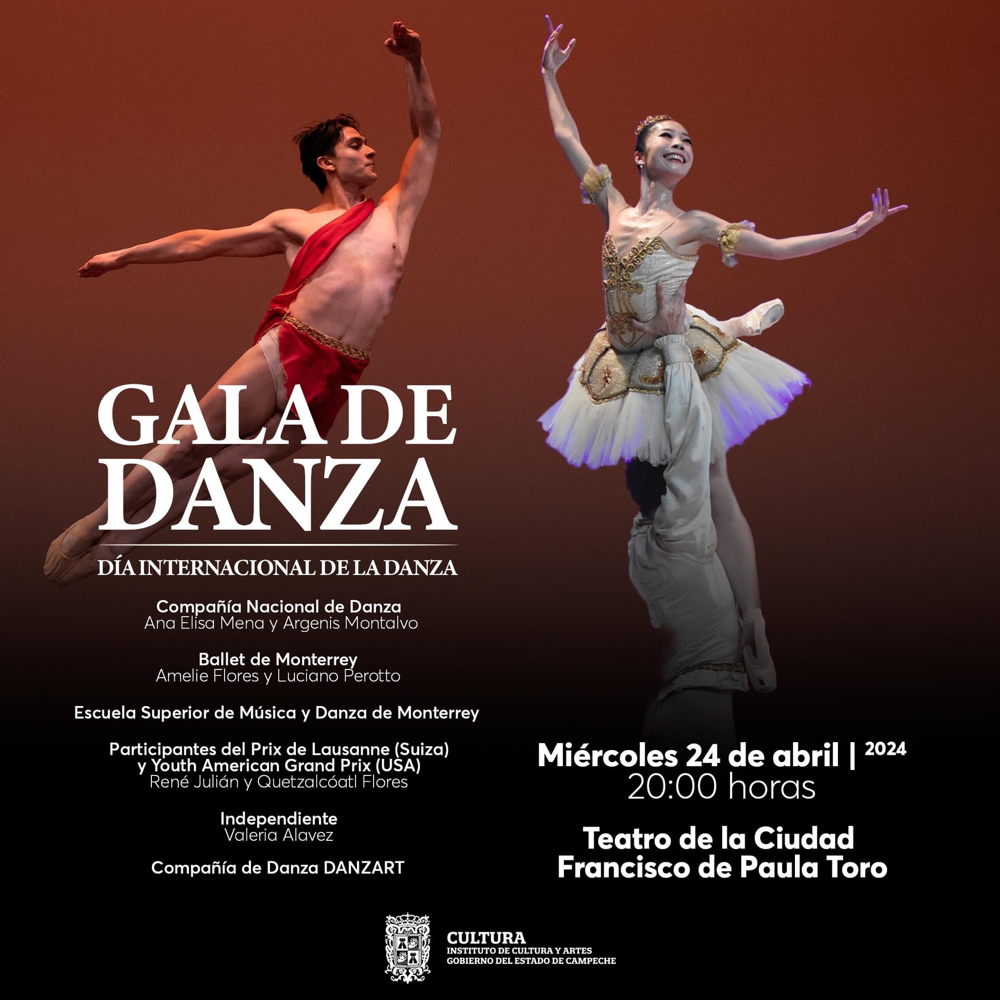 Gala de Danza este miércoles 24 de abril