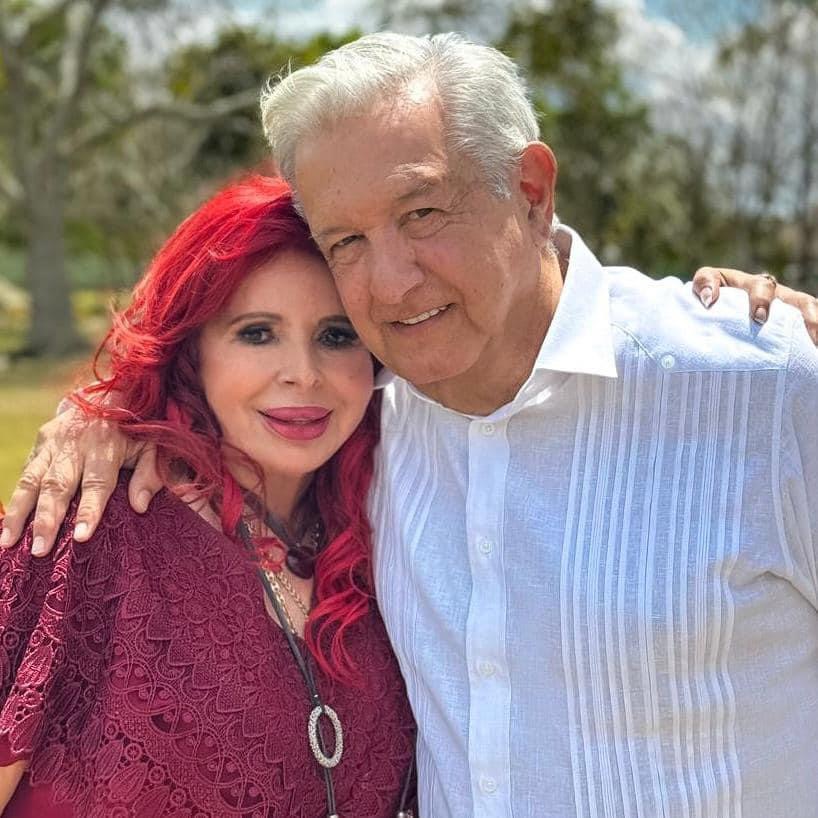 Nuestro Presidente evalúa los avances del Tren Maya en el tramo 7 en Xpujil