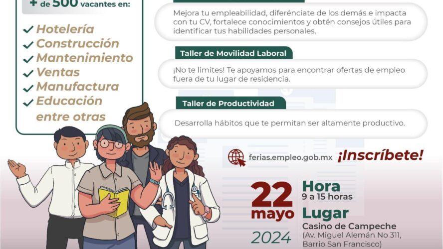 Este 22 de mayo tendremos la Jornada de Empleo y Capacitación