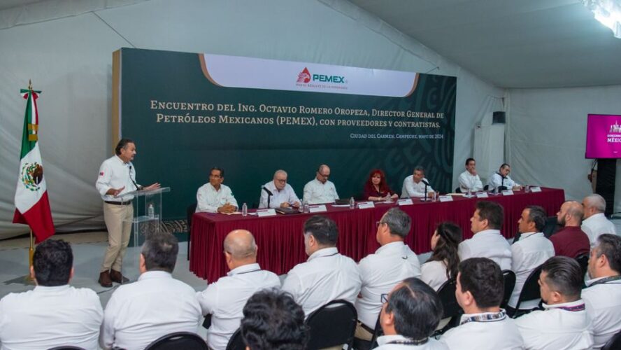 Reunión con empresarios y proveedores de Pemex