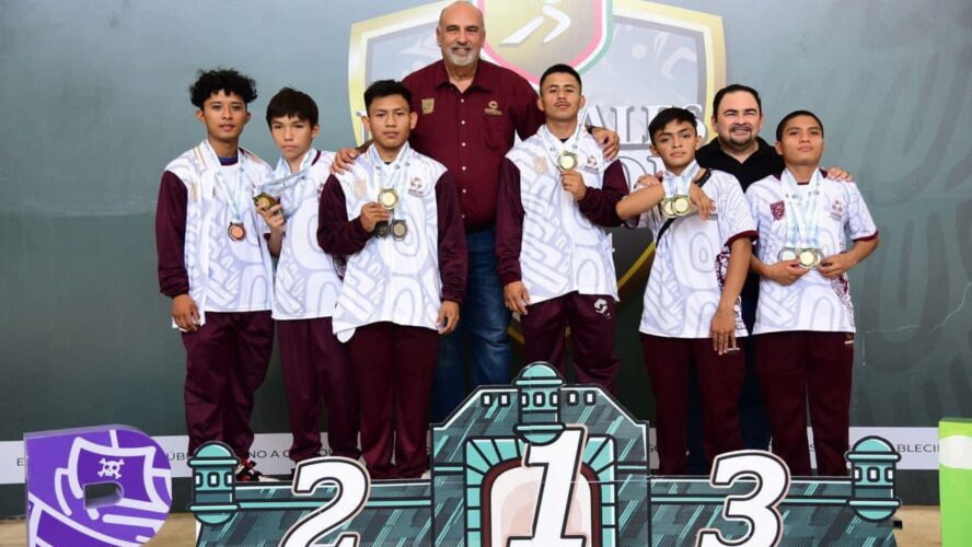 Campechanos ganan 10 medallas de oro en las Nacionales CONADE 2024