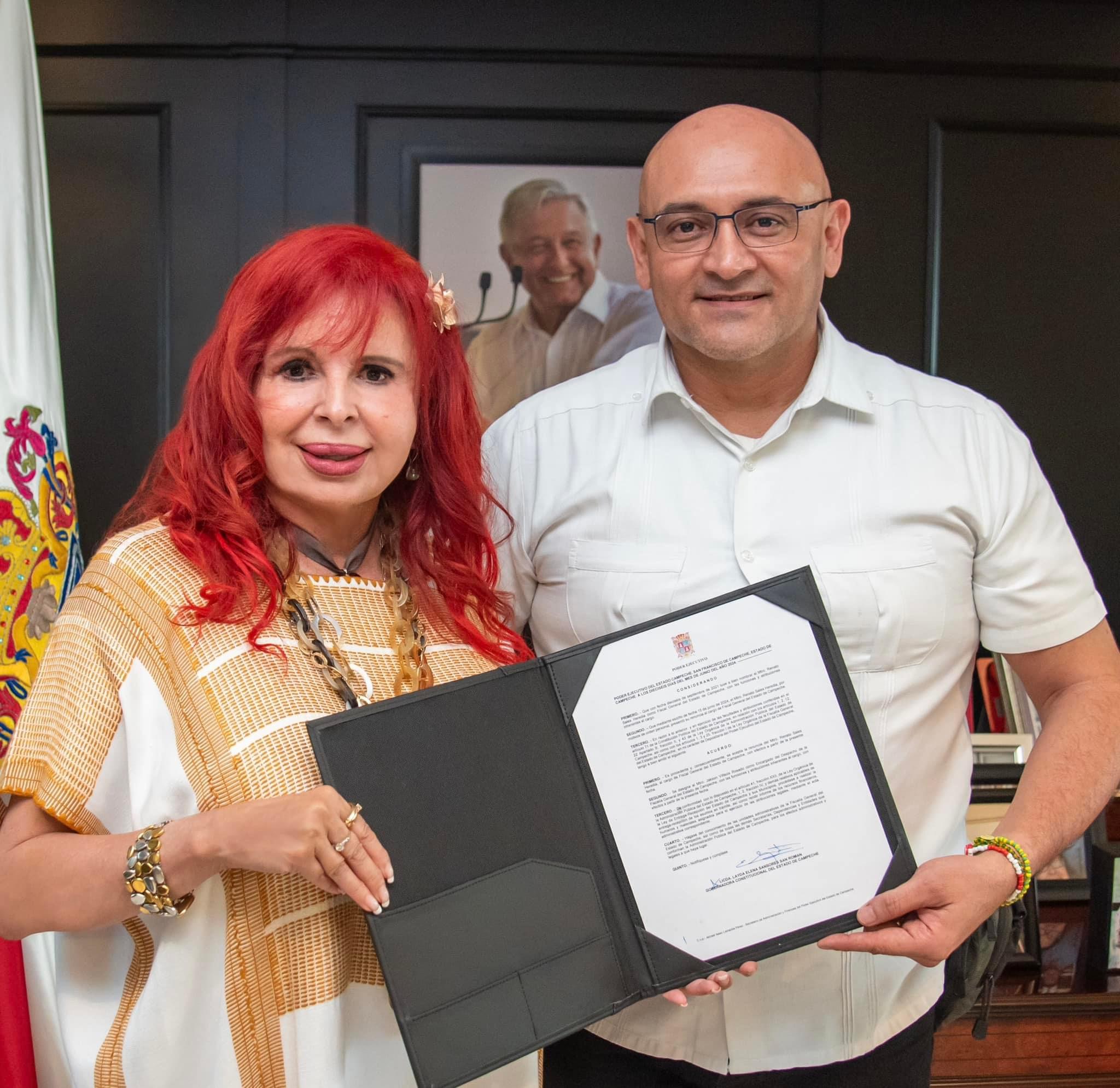 Jakson Villacis Rosado es el nuevo encargado del despacho de la Fiscalía General del Estado de Campeche