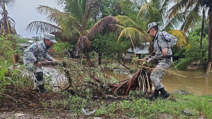 Agradezco a las fuerzas armadas, Guardia Nacional, Policía de Campeche, Fiscalía General del Estado de Campeche y la Seproci Cam el apoyo que brindaron a la población