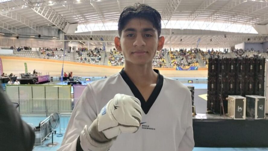 Josepth Moreno gana medalla de oro en Taekwondo, categoría juvenil en las Nacionales CONADE 2024