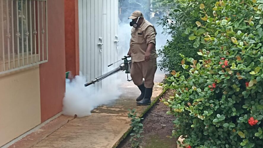 En la comunidad de Ich Ek, Hopelchén, se realizaron acciones de combate al dengue.