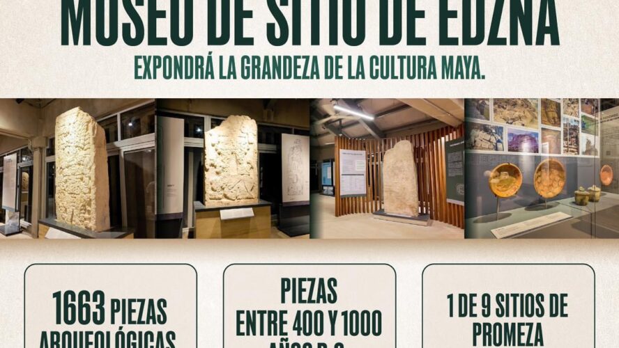 El Museo de Sitio de Edzná expondrá la grandeza de la Cultura Maya