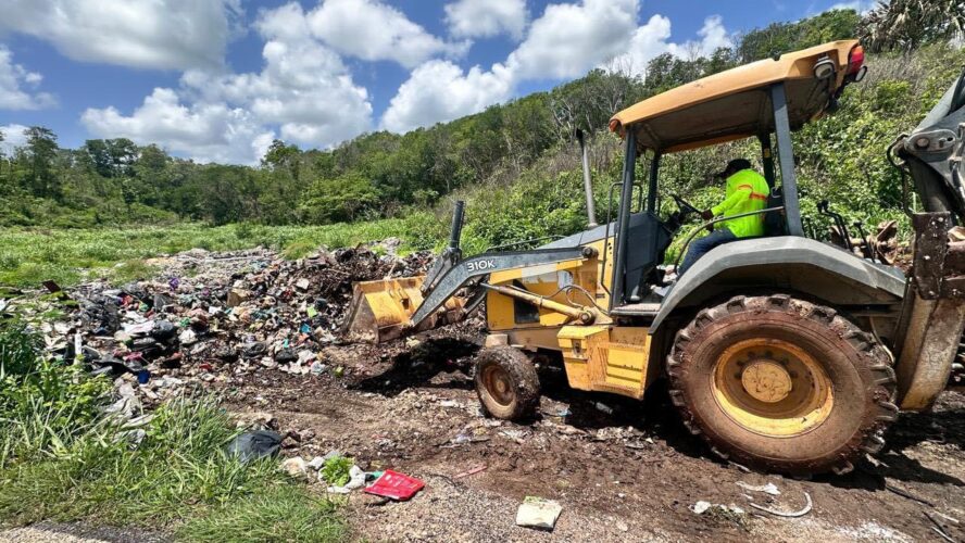 Limpieza del basurero en Castamay