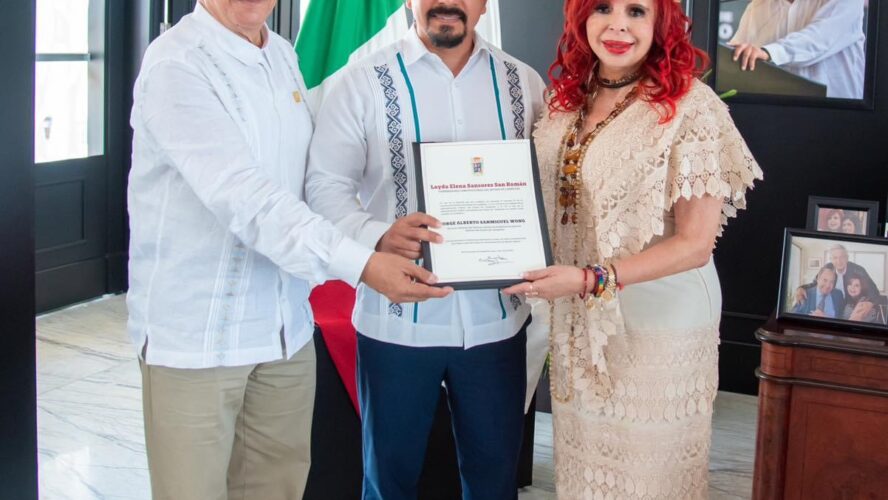 Nuevo director general del Instituto Estatal de Educación y nuevo director del Instituto Tecnológico Superior de Champotón.