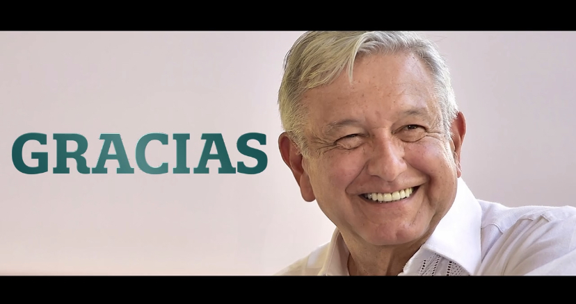 Es un honor estar con Obrador