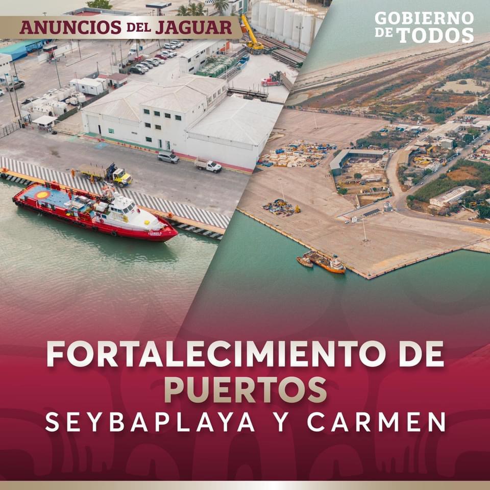 Fortalecimiento de puertos Seybaplaya y Carmen