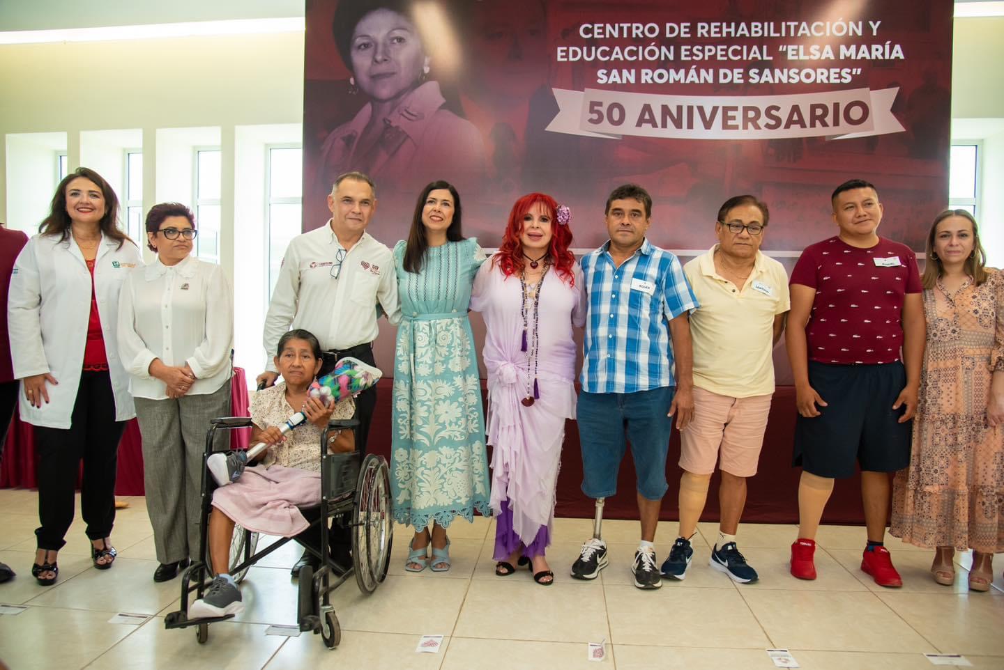 50 aniversario del Centro de Rehabilitación y Educación Especial “Elsa María San Román de Sansores”