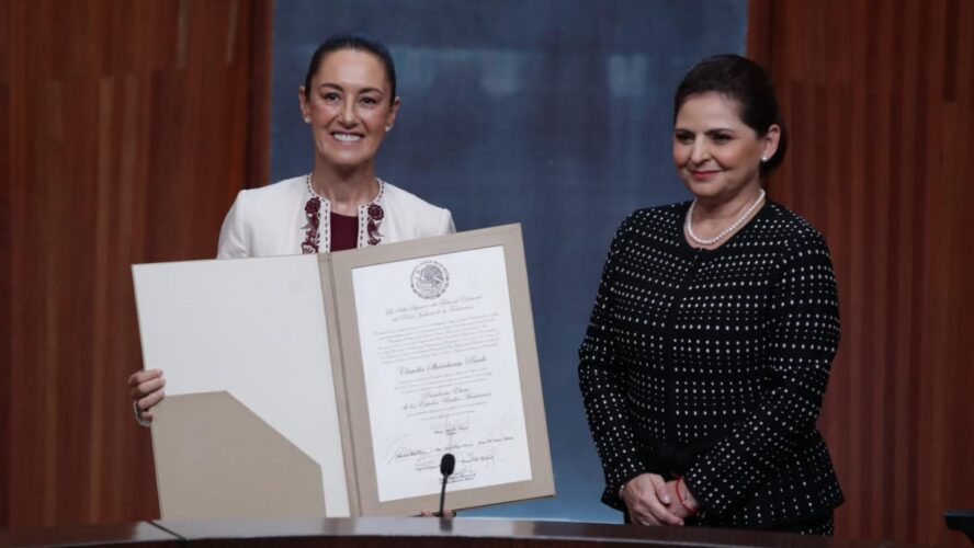 Recibe Claudia Sheinbaum constancia de mayoría