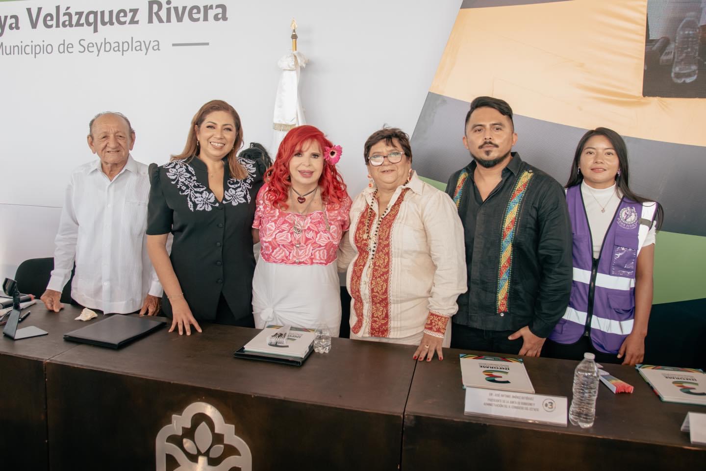 3er Informe de Actividades de Cinthya Velázquez Rivera, presidenta saliente de Seybaplaya
