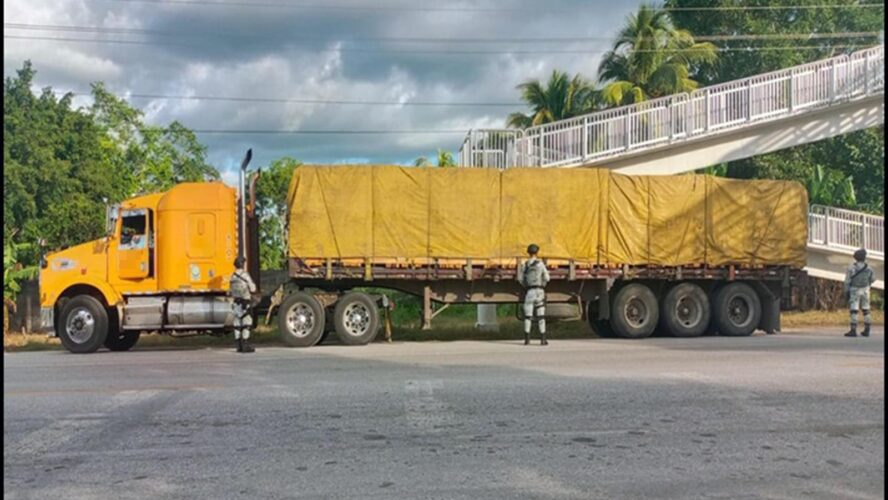 La Guardia Nacional trabajando en beneficio de los campechanos