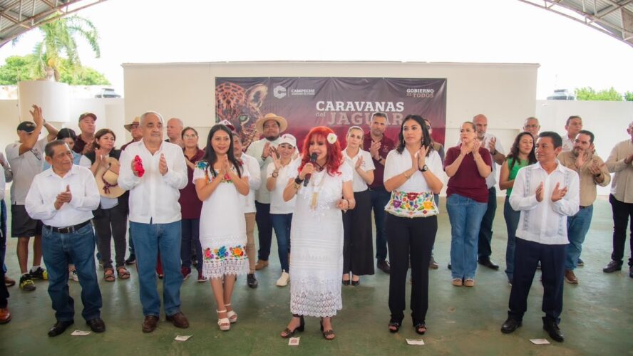 Caravana del Jaguar en Hopelchén
