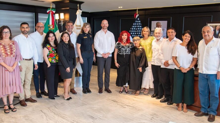 Reunión con el Cónsul General de los Estados Unidos en Mérida