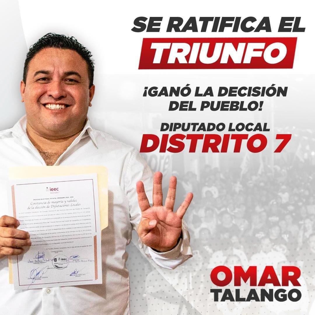 Omar Talango diputado local Distrito 7